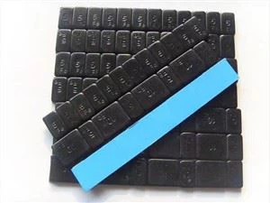 Trọng lượng cân bằng bánh xe màu đen